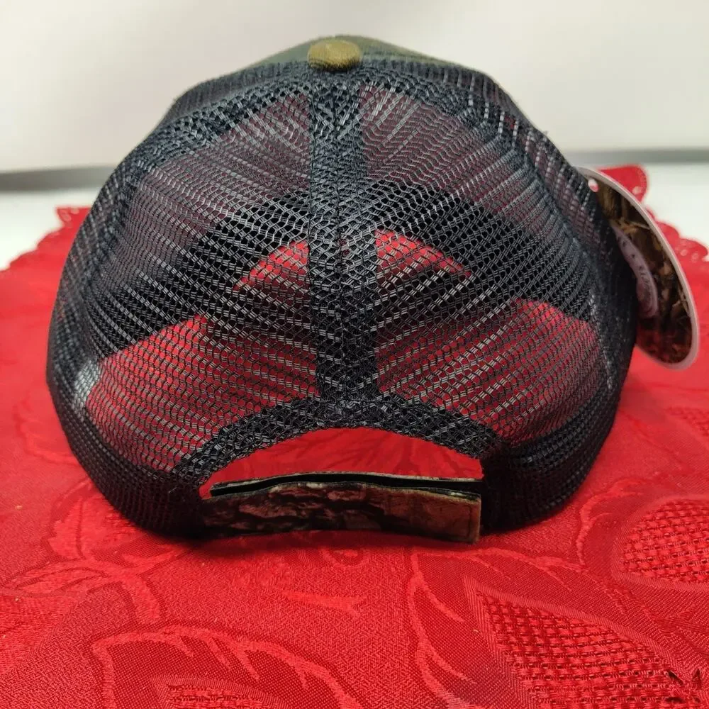 CAT Caterpillar Trucker Hat Digital Realtree CAMO Men's Adjustable Mesh NWT